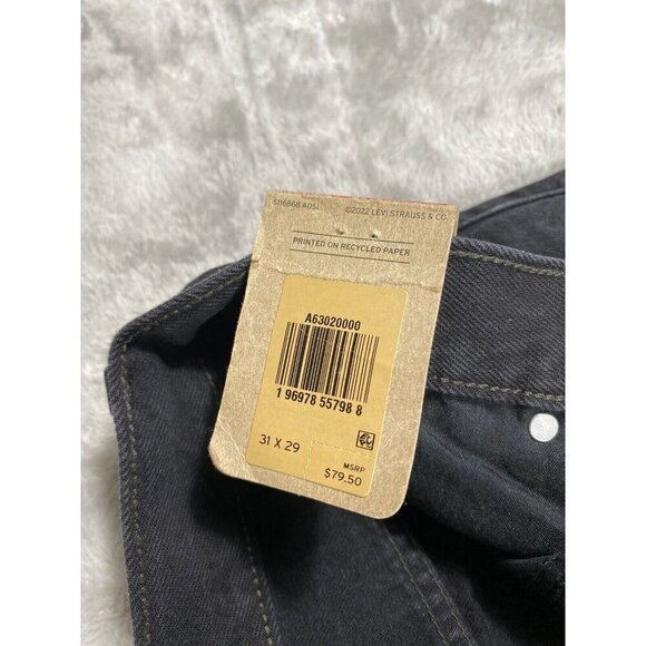 NWT Levi's High-Waisted Mom Jeans - Black Wash - Size 31x29 - Vintage Inspired - Picture 6 of 14